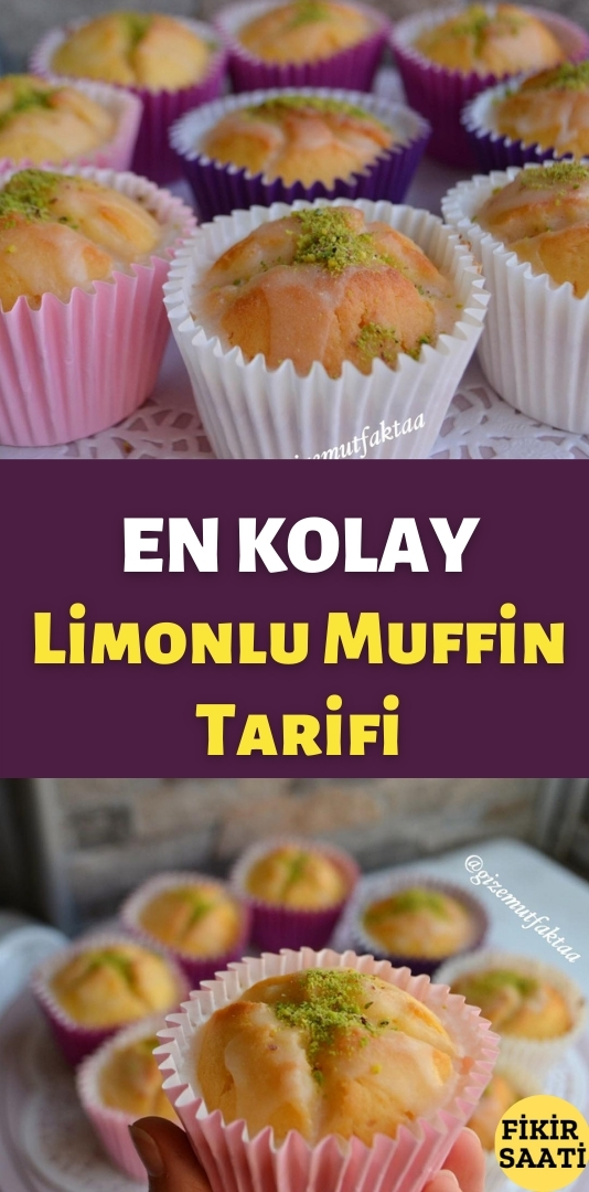 En Kolay Limonlu Muffin Tarifi