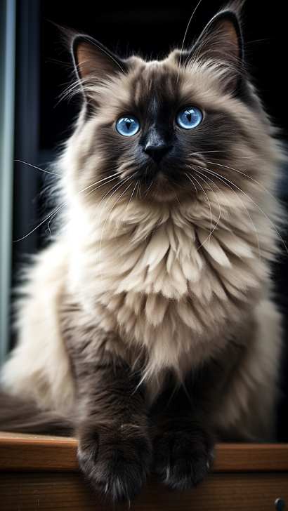 Black Ragdoll Cat