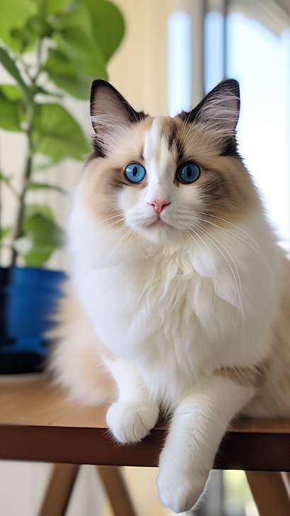 bicolor ragdoll cat